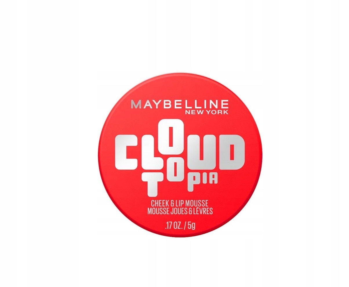 Maybelline Roż Do Policzków i Pomadka Do Ust Maybelline Cloud Topia 03 Divine Crimson