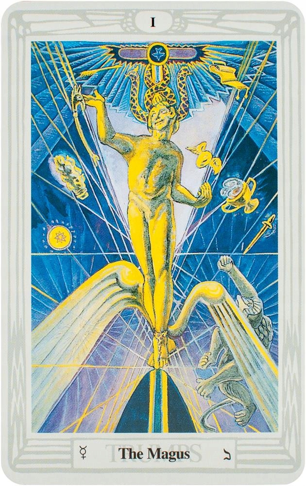 Aleister Crowley THOTH TAROT pocket - karty tarota ORYGINALNE! Wydawca inny