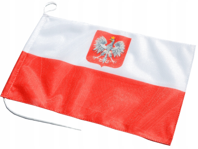 FLAGA BANDERA POLSKA 15X24 CM DO ŁODZI JACHTU Marka inna