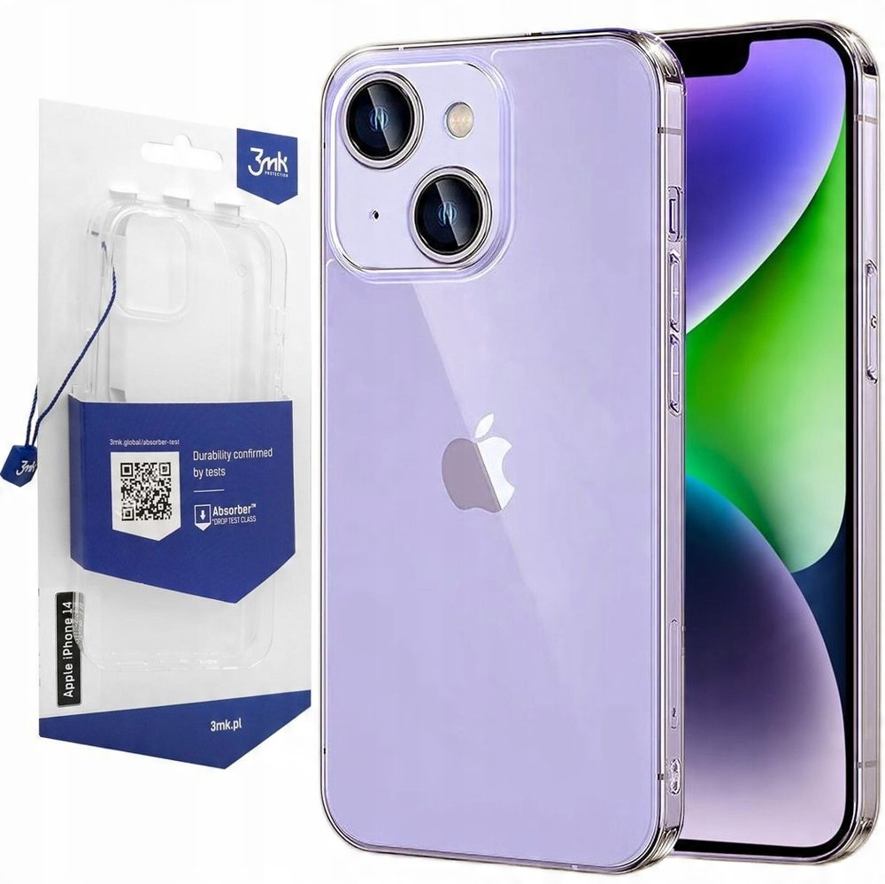

Etui do Apple iPhone 14, 3mk Clear Case Bezbarwne