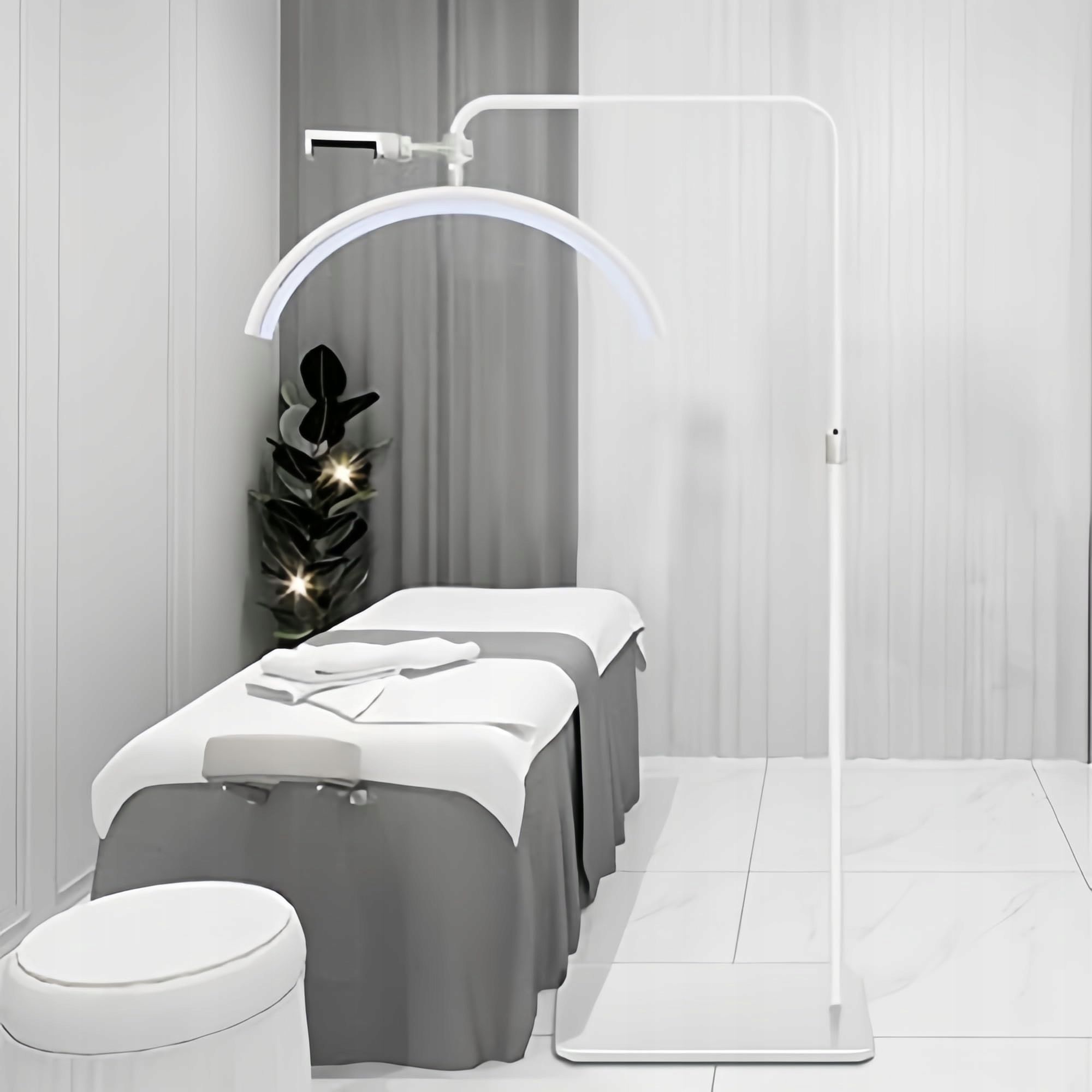 Stojací lampa Half Moon Led 7-barevná černá 24palcový ovládací kabel