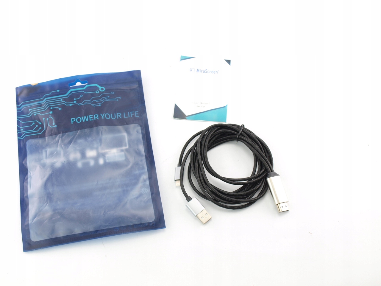 Mirrascreen MPIO HDMI / USB / Lightning 2m Kod producenta 466651