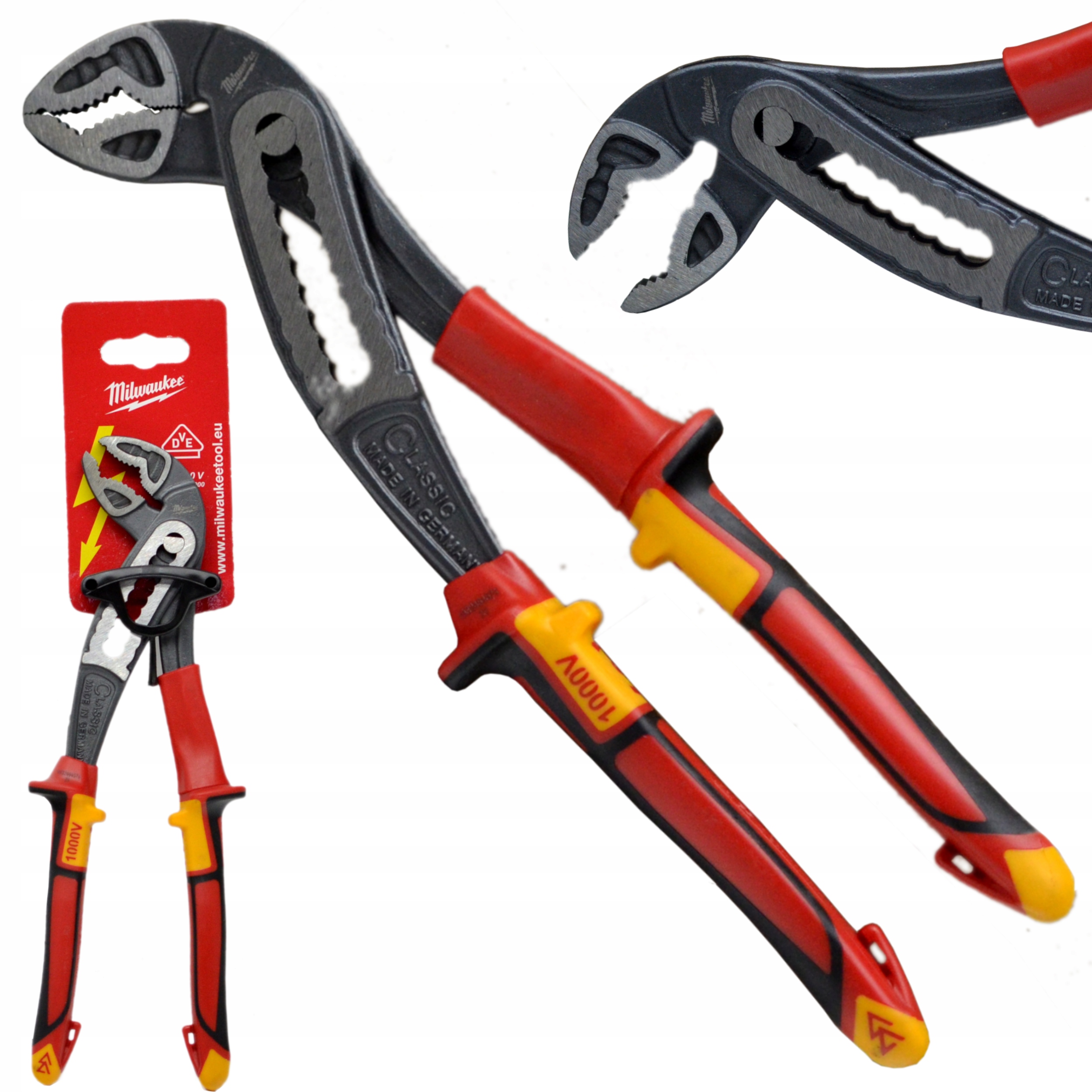 Szczypce Nastawne Do Rur Hydrauliczne Klucz Żabka Vde 240MM Milwaukee