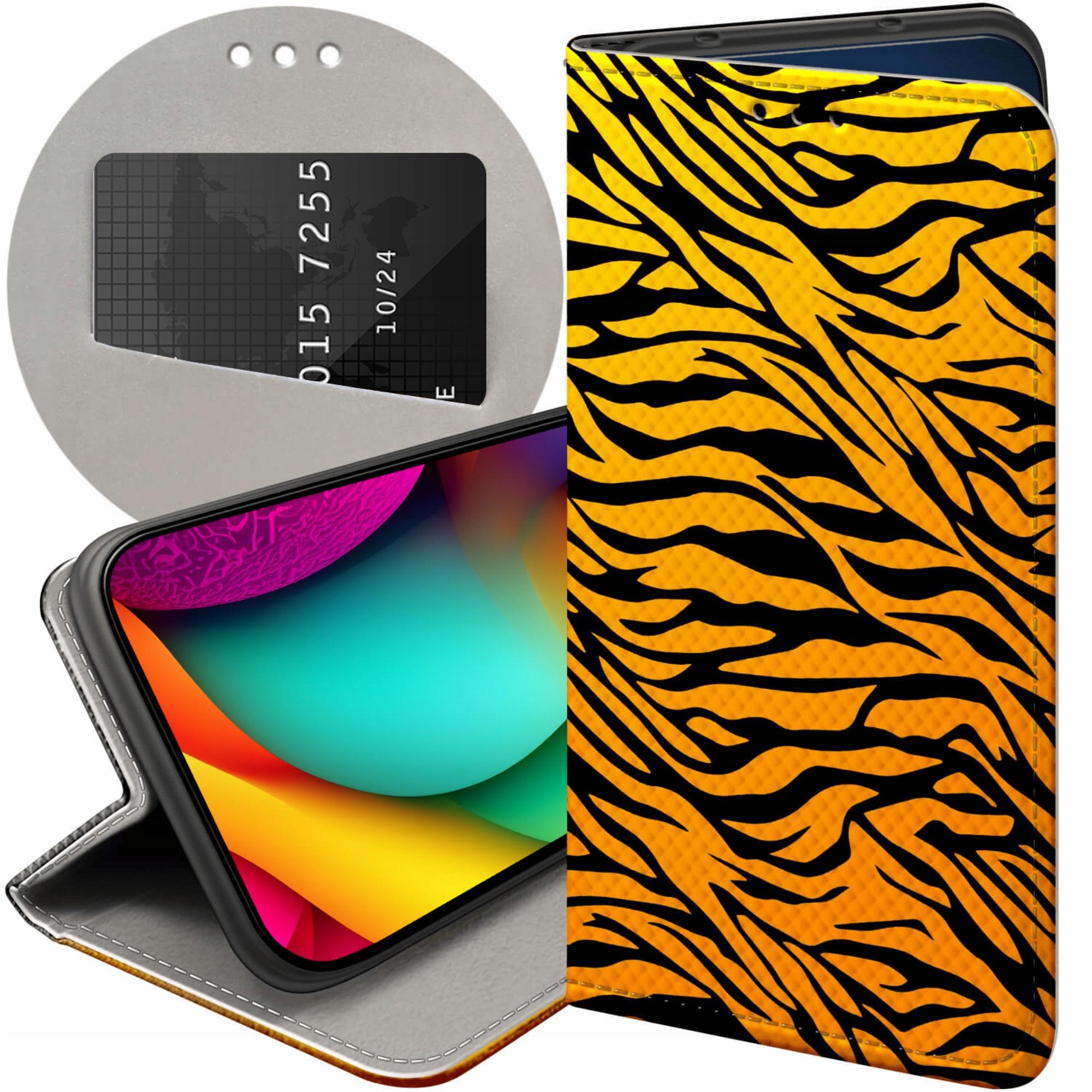 Etui Z Klapką Do Xiaomi Redmi Note 9T Tygrys Tygryesk Tiger Futerał
