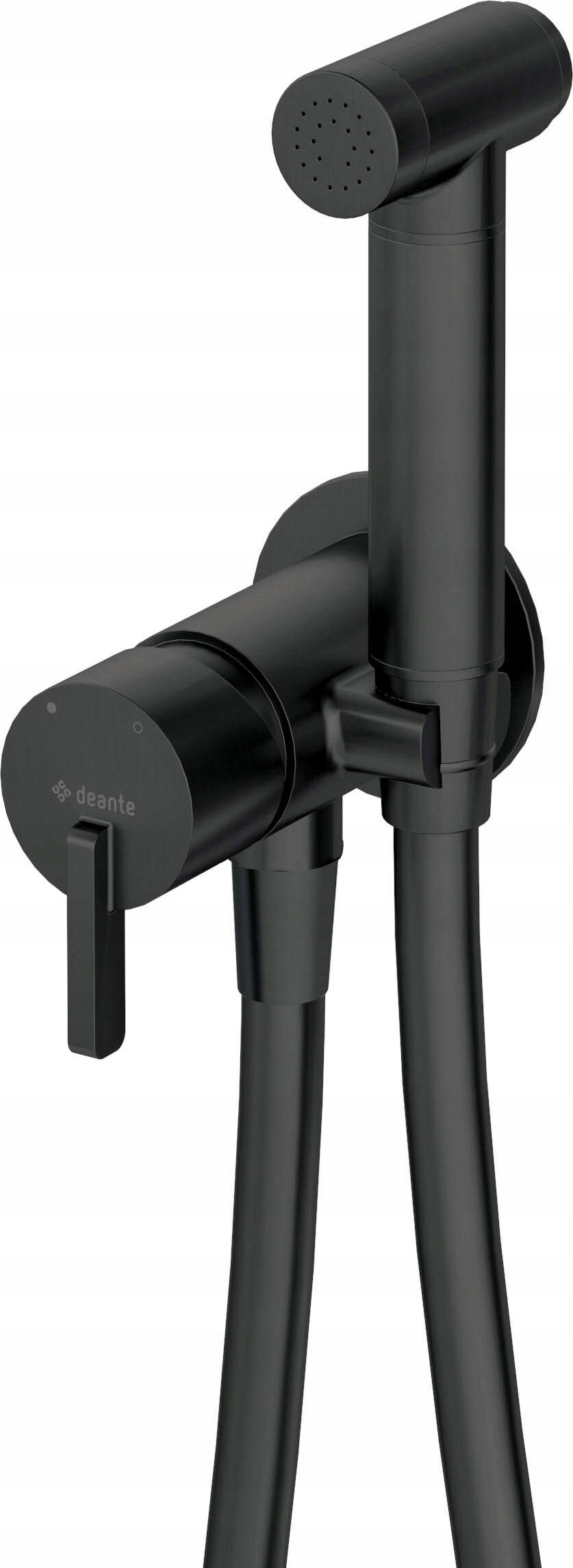 Deante Bidetová batéria Silia čierna nero BQS_N34M, bidetové slúchadlo.