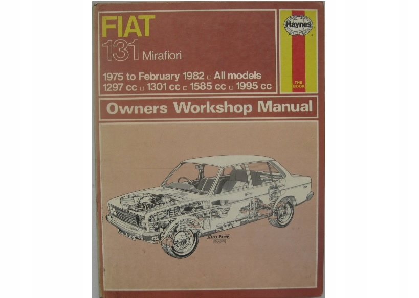 Fiat 131 Mirafiori 1975-1982 книга по ремонту Haynes