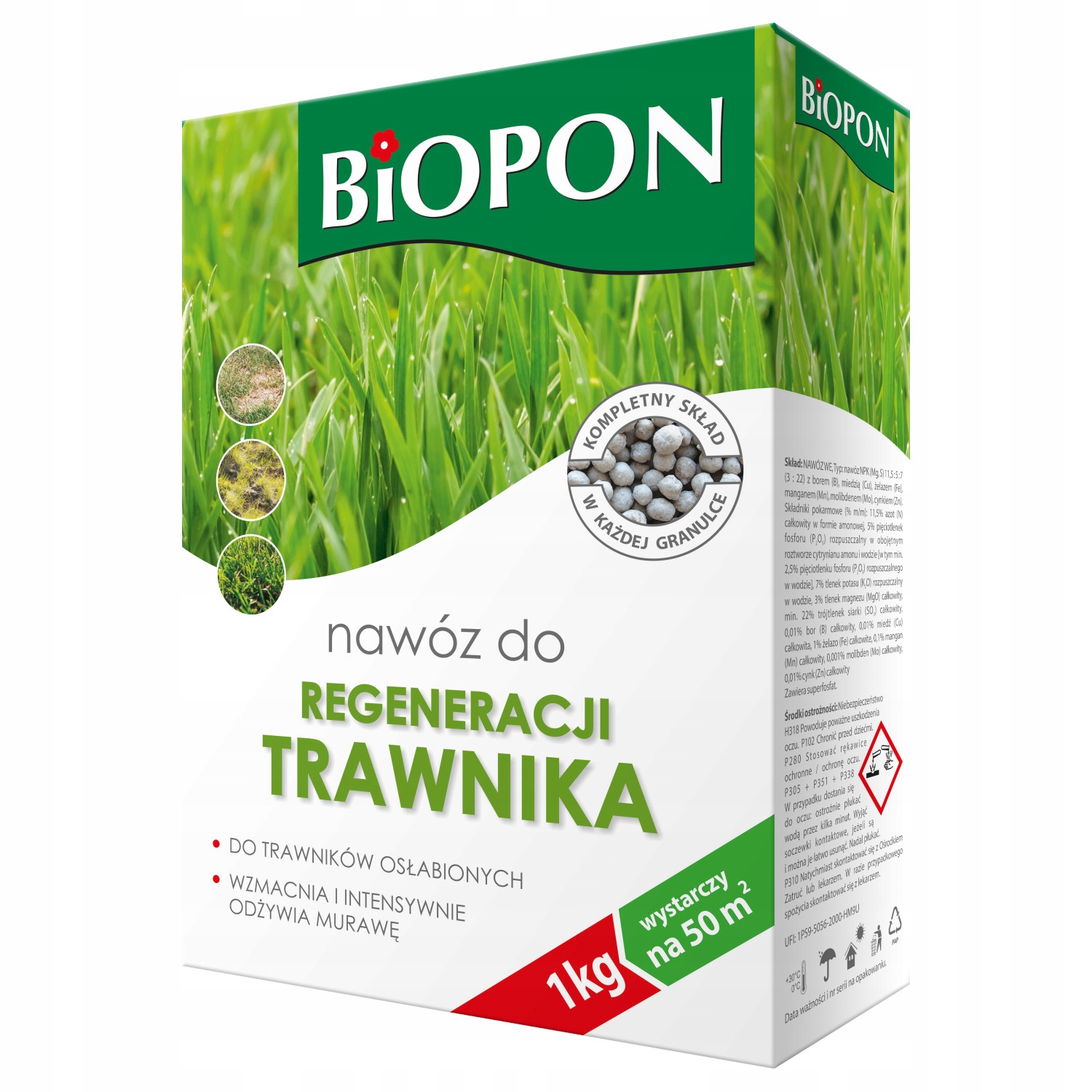 

Nawóz wieloskładnikowy Biopon granulat 1 kg