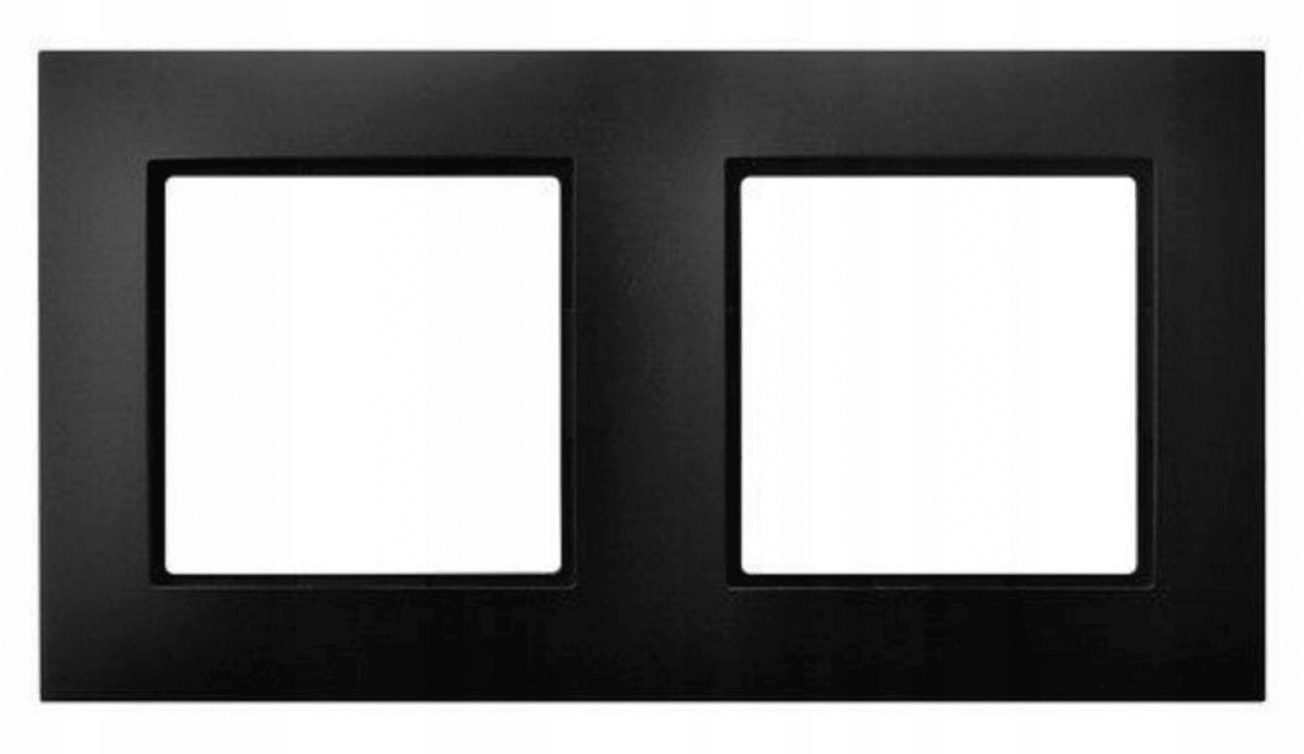 

Ramka Do Włączników I Gniazd Czarna Podwójna