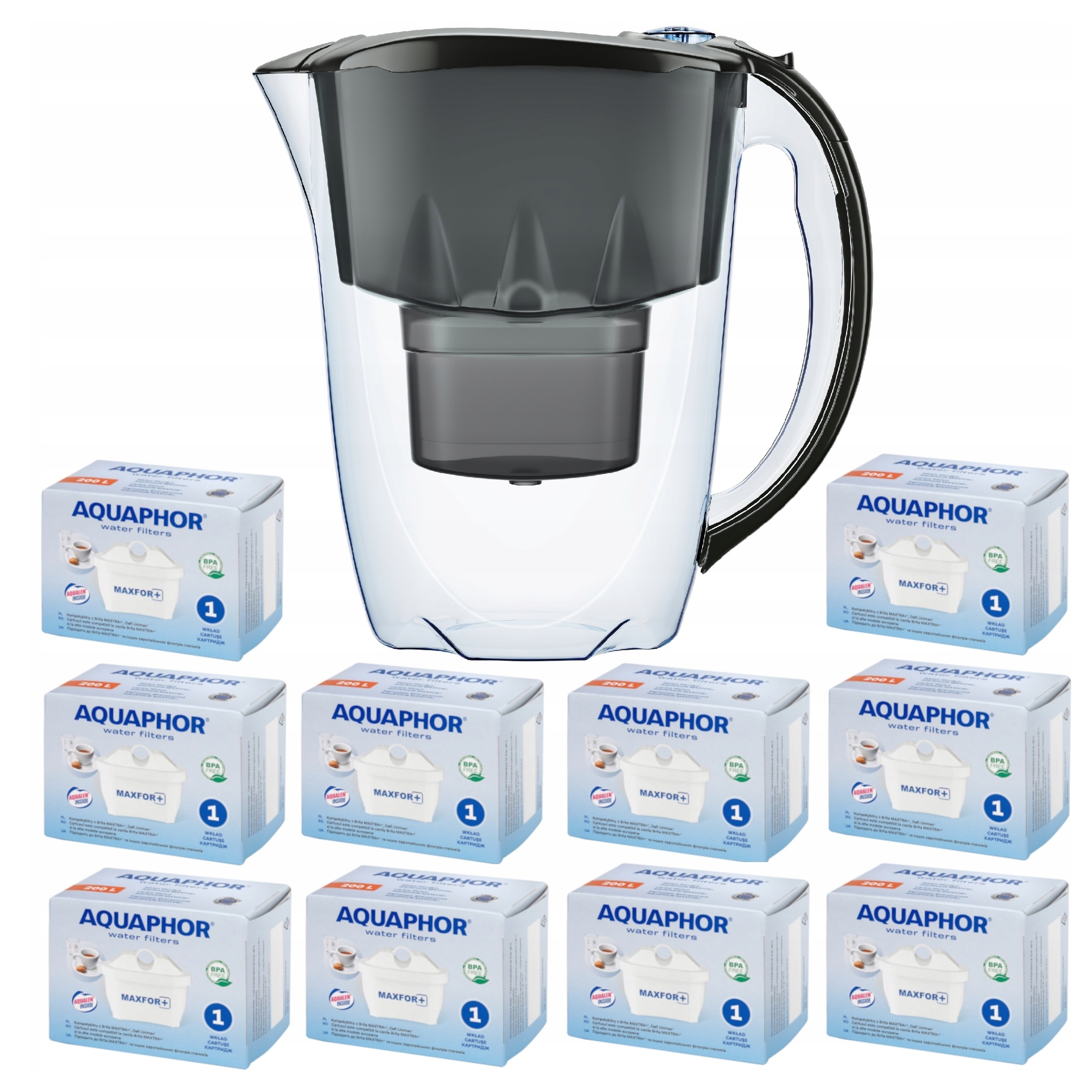 Filtrační konvice Aquaphor Amethyst 2,8 10 vč.