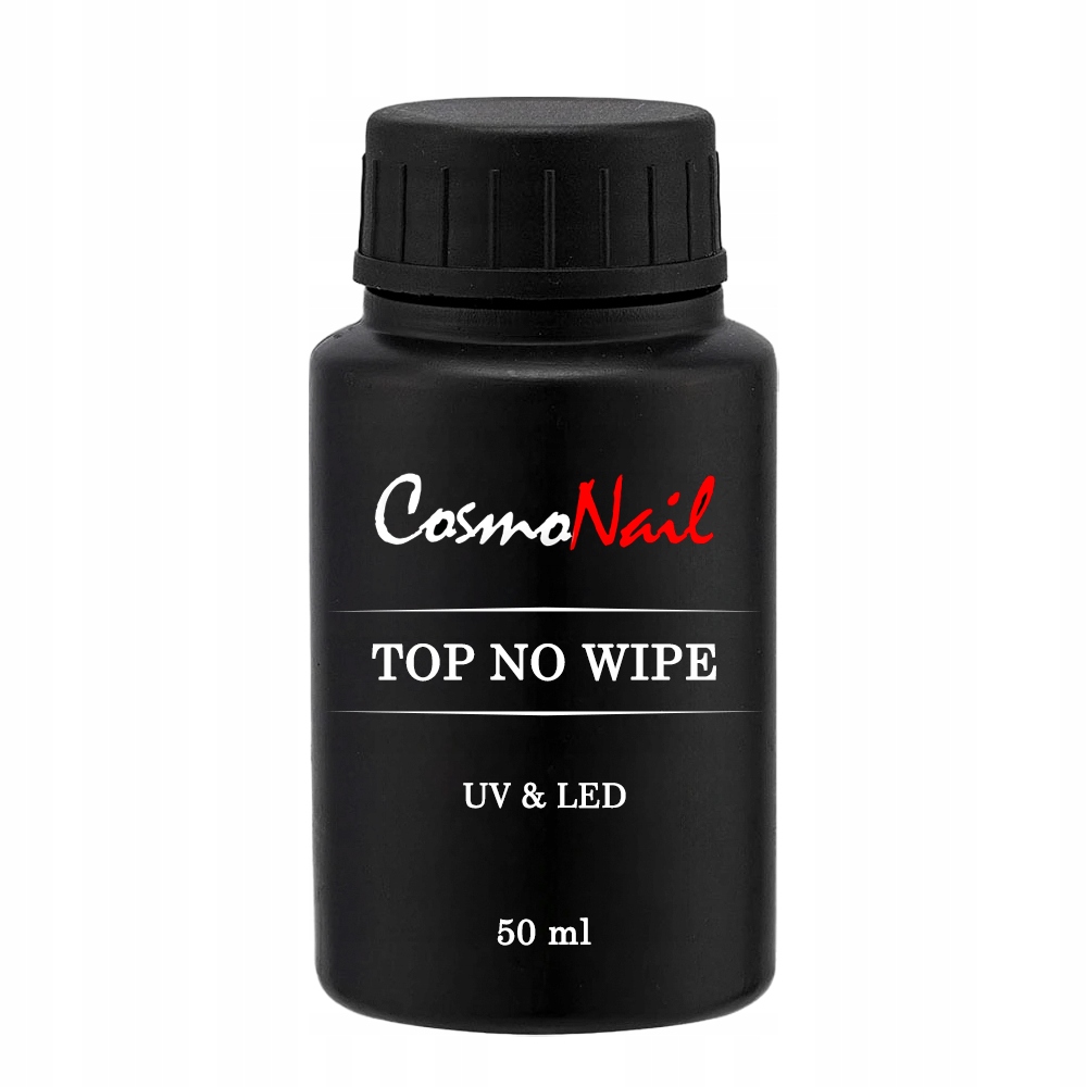 CosmoNail Hybridní Top No Wipe Lesklý Na Nehty gel lak, 50 ml
