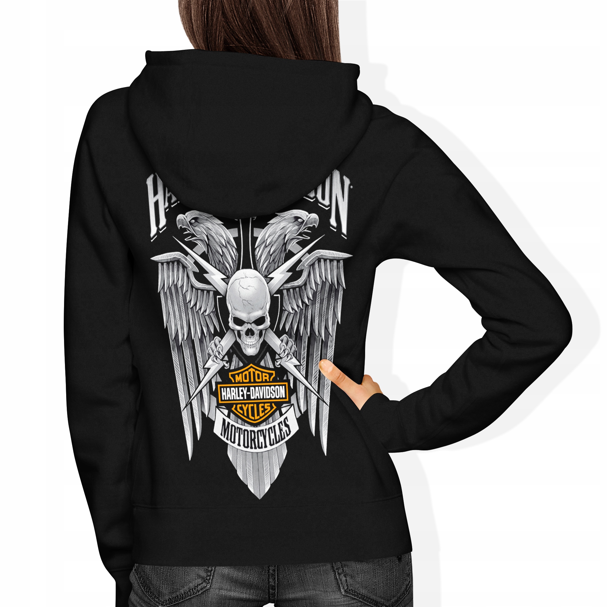 

Damska Bluza Z Kapturem Harley Davidson Rozmiar L