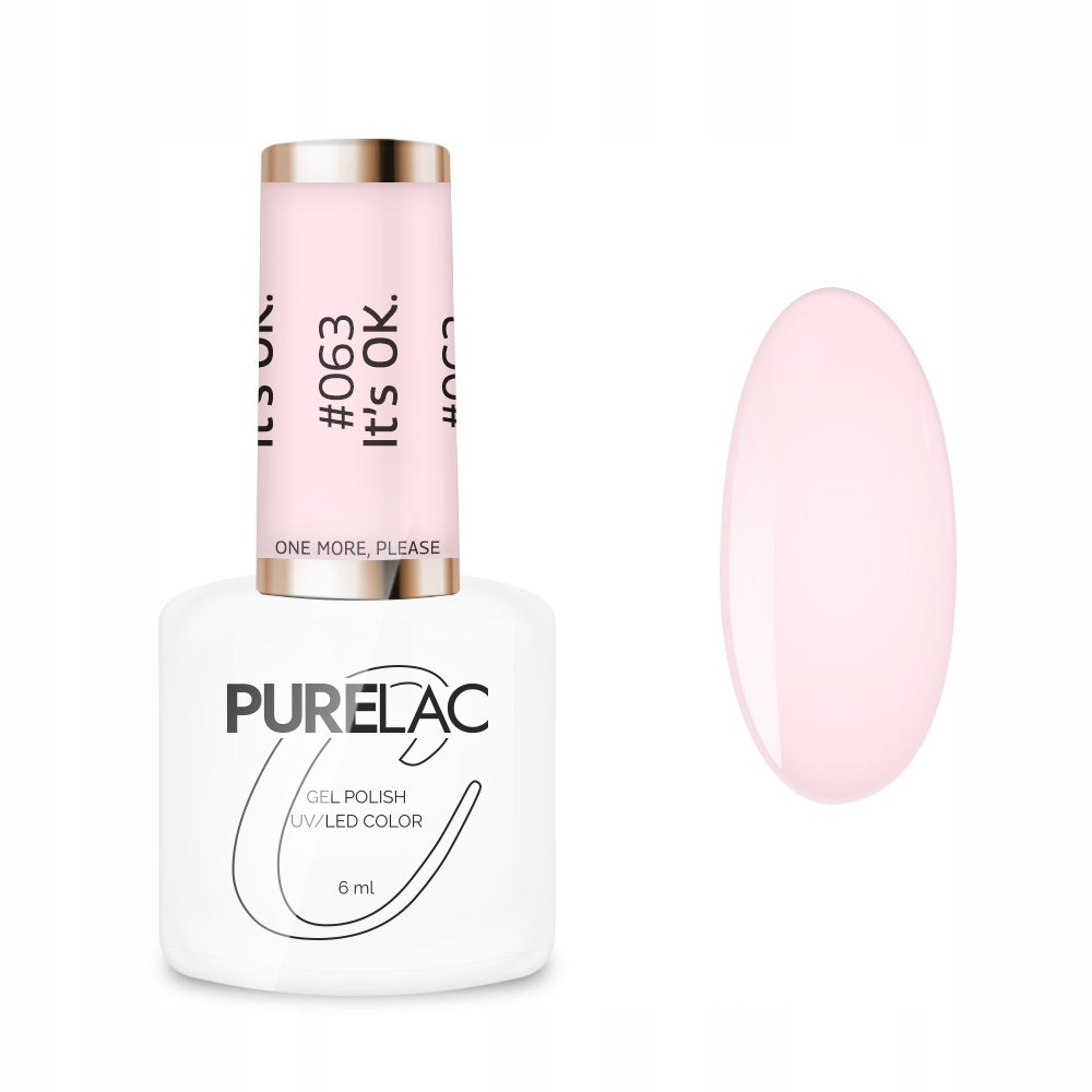 

Purelac Lakier Hybrydowy 6 ml #063 It's Ok.