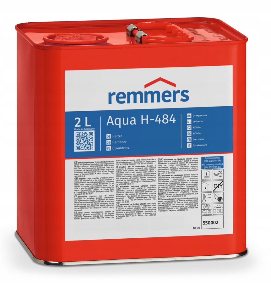 Remmers H-484 Tužidlo na vodní laky 500 ml