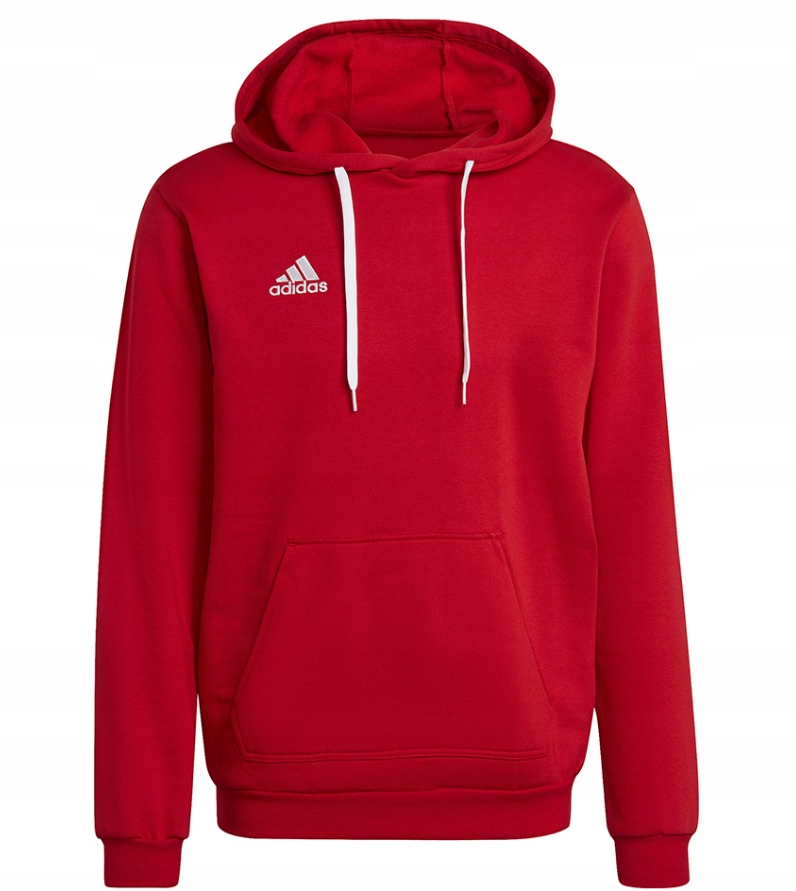 Pánská mikina s kapucí adidas Entrada 22 červená vel. S H57514