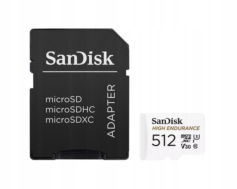 Karta micro SD 512GB SANDISK High Endurance microSDXC 512GB V30 Producent SanDisk