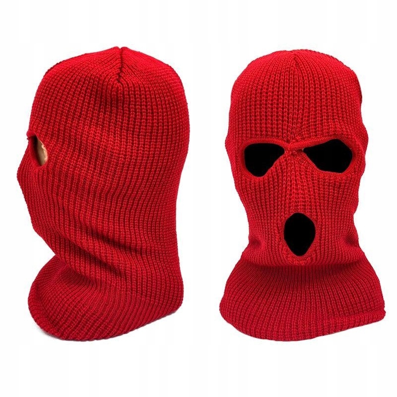 Kominiarka Balaclava 3 dziury akryl uniwersalna