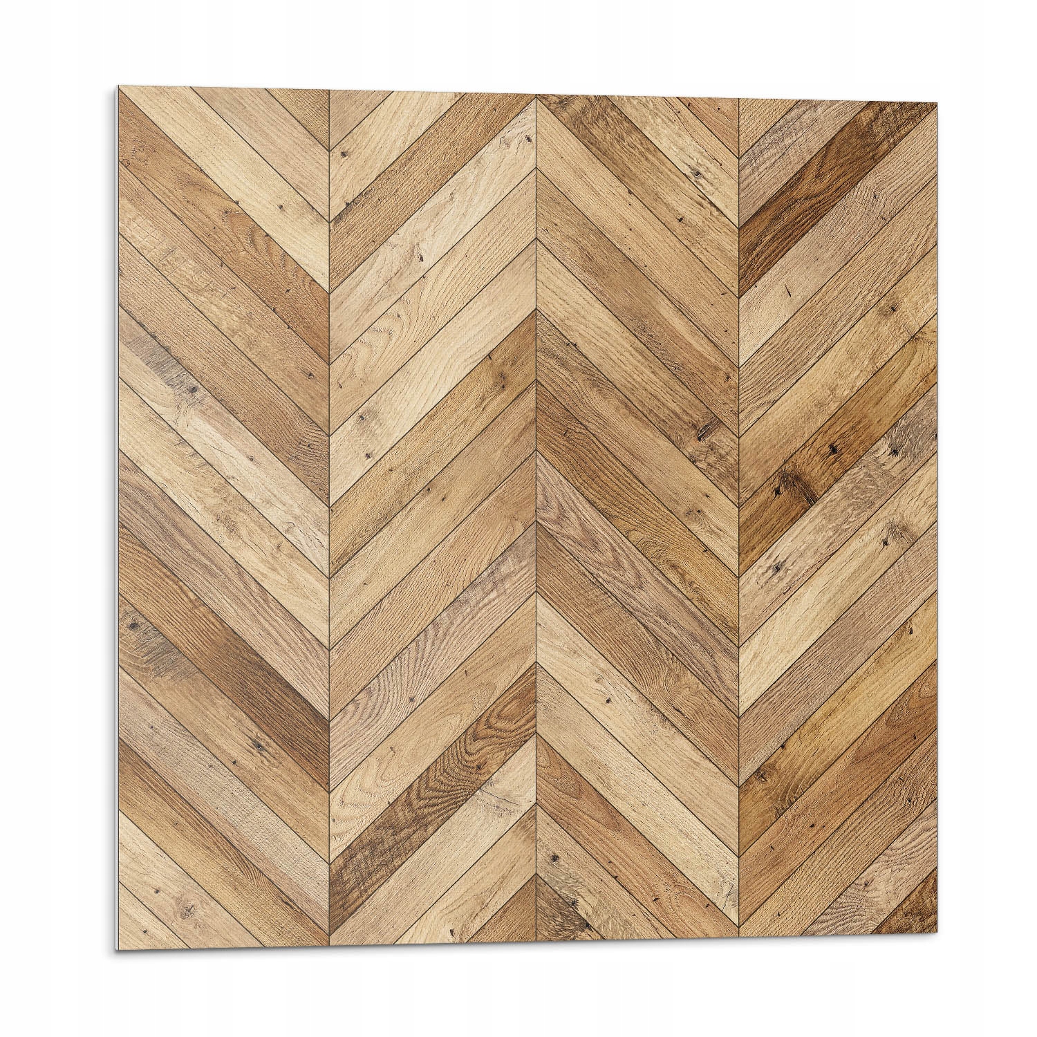 Samolepící nástěnné dlaždice Vinyl Vzor s jedličkou ze dřeva 9 ks 30x30 cm