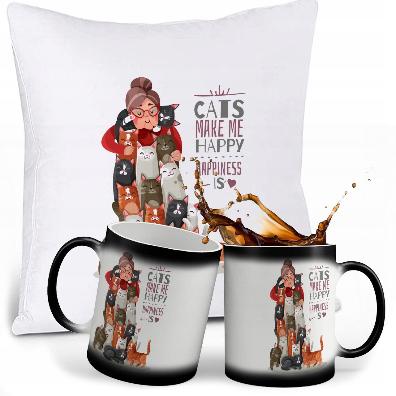 

Zestaw Dla Kociary Magiczny Kubek Poduszka