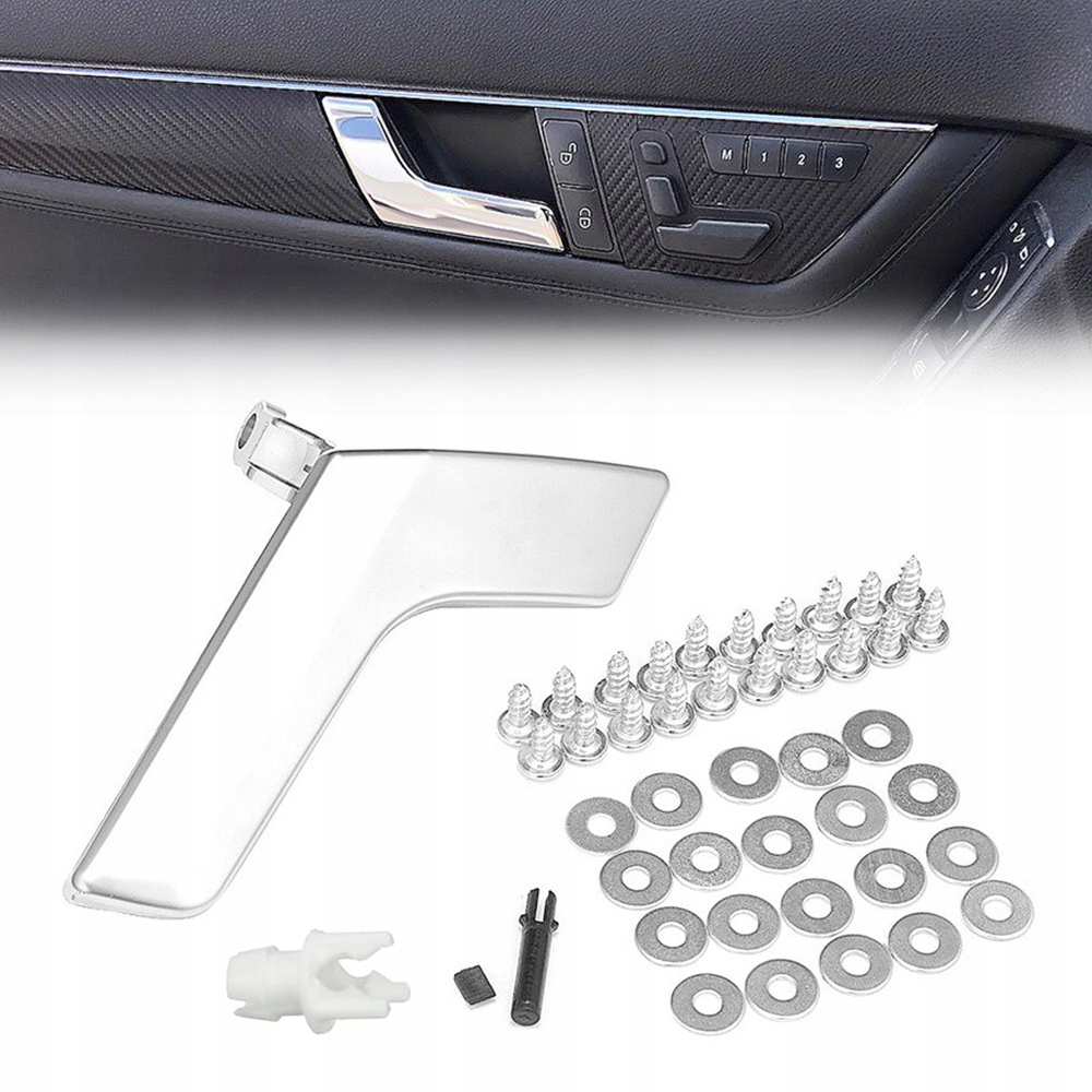 KLAMKA WEWNĘTRZNA LEWA PRZÓD TYŁ MERCEDES W204 S204 ZESTAW