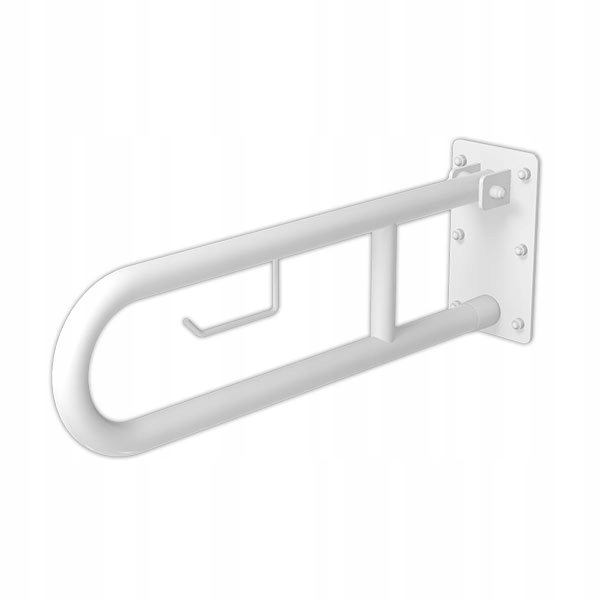 

Poręcz łukowa uchylna 60 cm Ø32 papier Biała