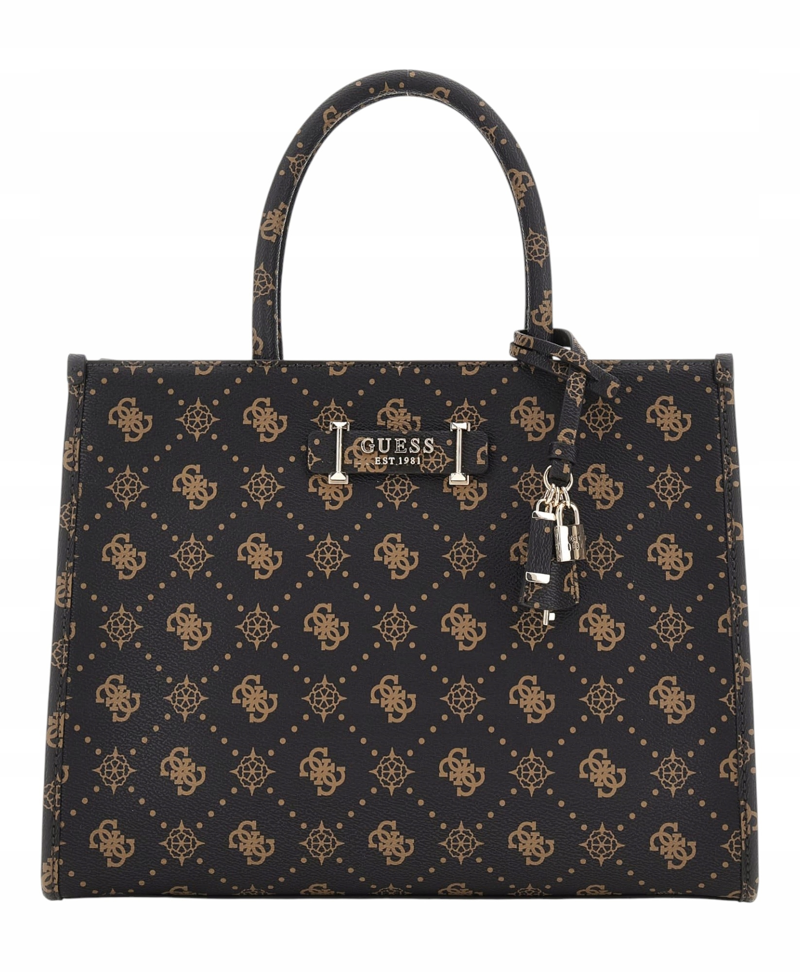 Guess Dámská Kabelka Silia 2 Compartment Tote Hnědá