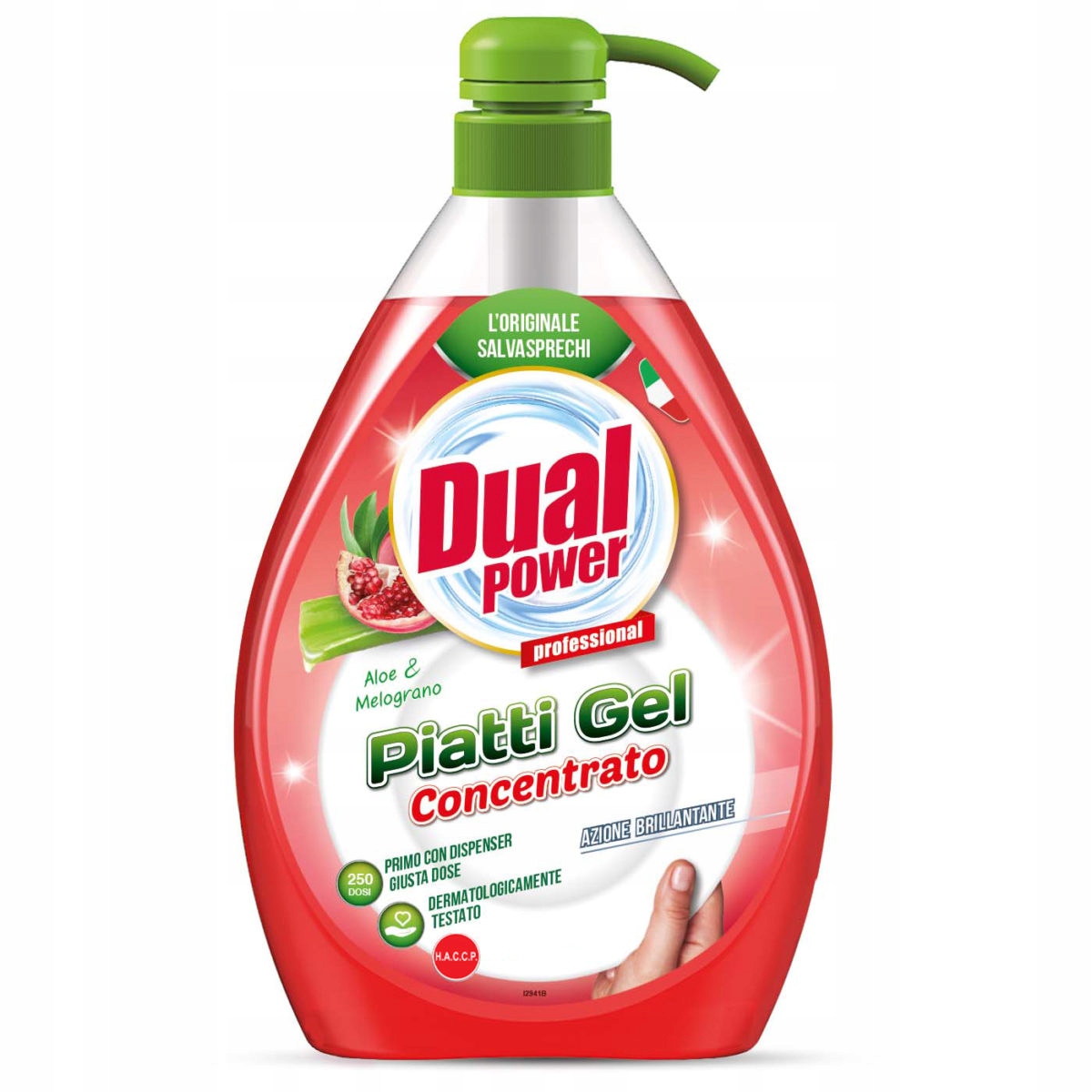 

Żel do mycia naczyń Dual Power aloes i granat 1l.