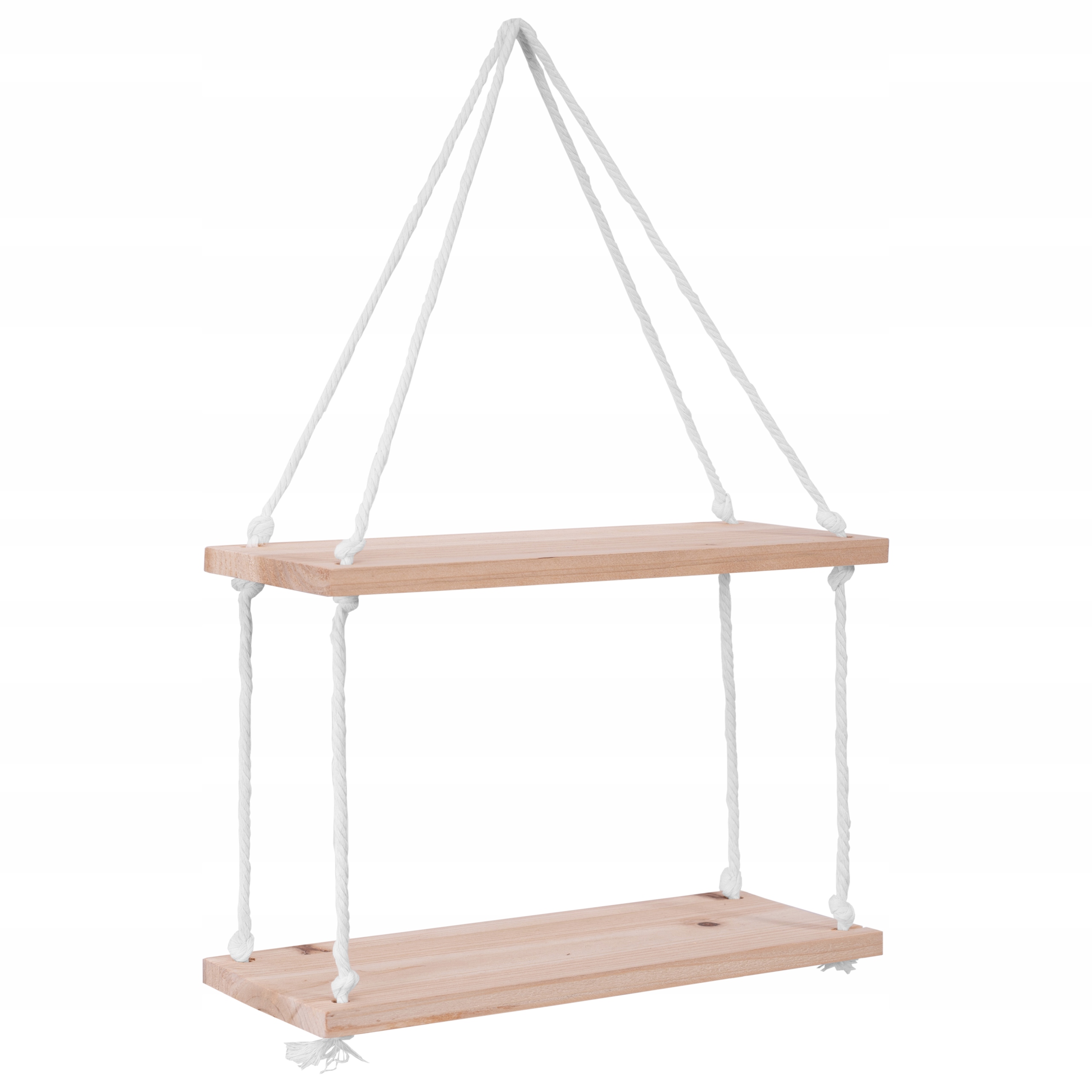 

Półka Wisząca Ścienna Naturalne Drewno Boho Loft