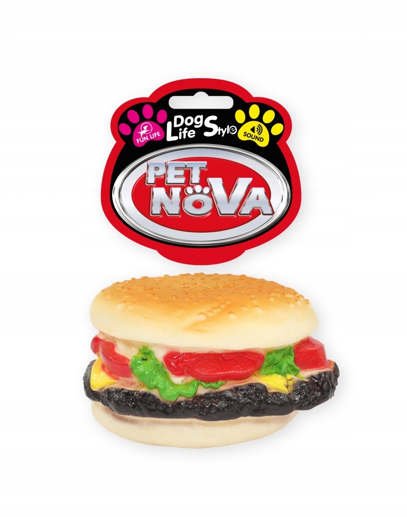 

Pet Nova Zabawka dla Psa Hamburger 9cm