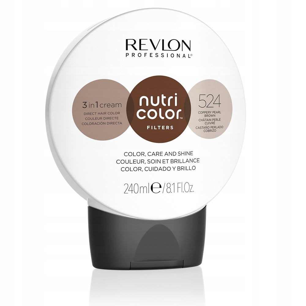 Revlon Professional Nutri Color Filters 3v1 Cream 524 Měděně perleťově hnědá