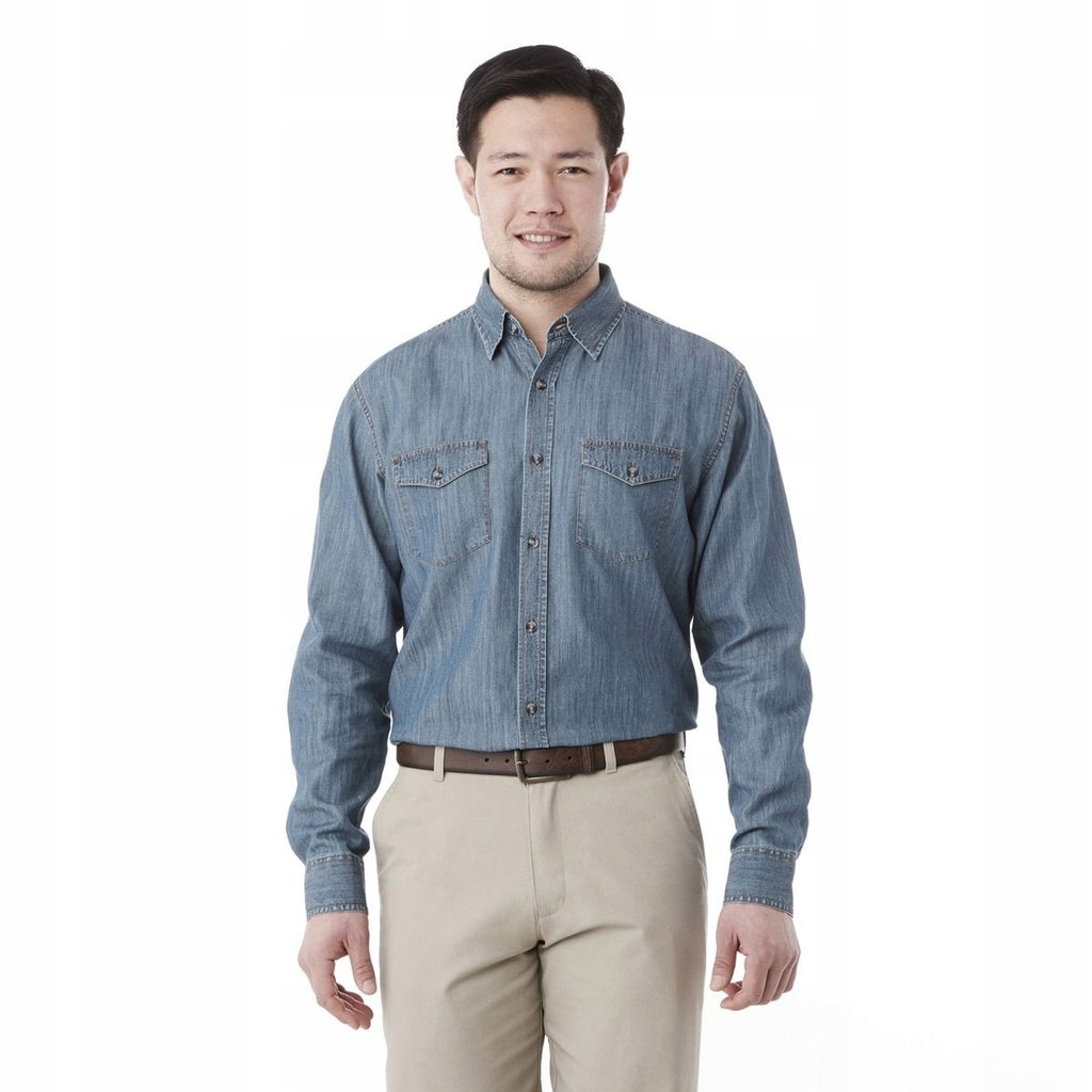 

V16 Nowa Męska Koszula Jeansowa Elevate Sloan S