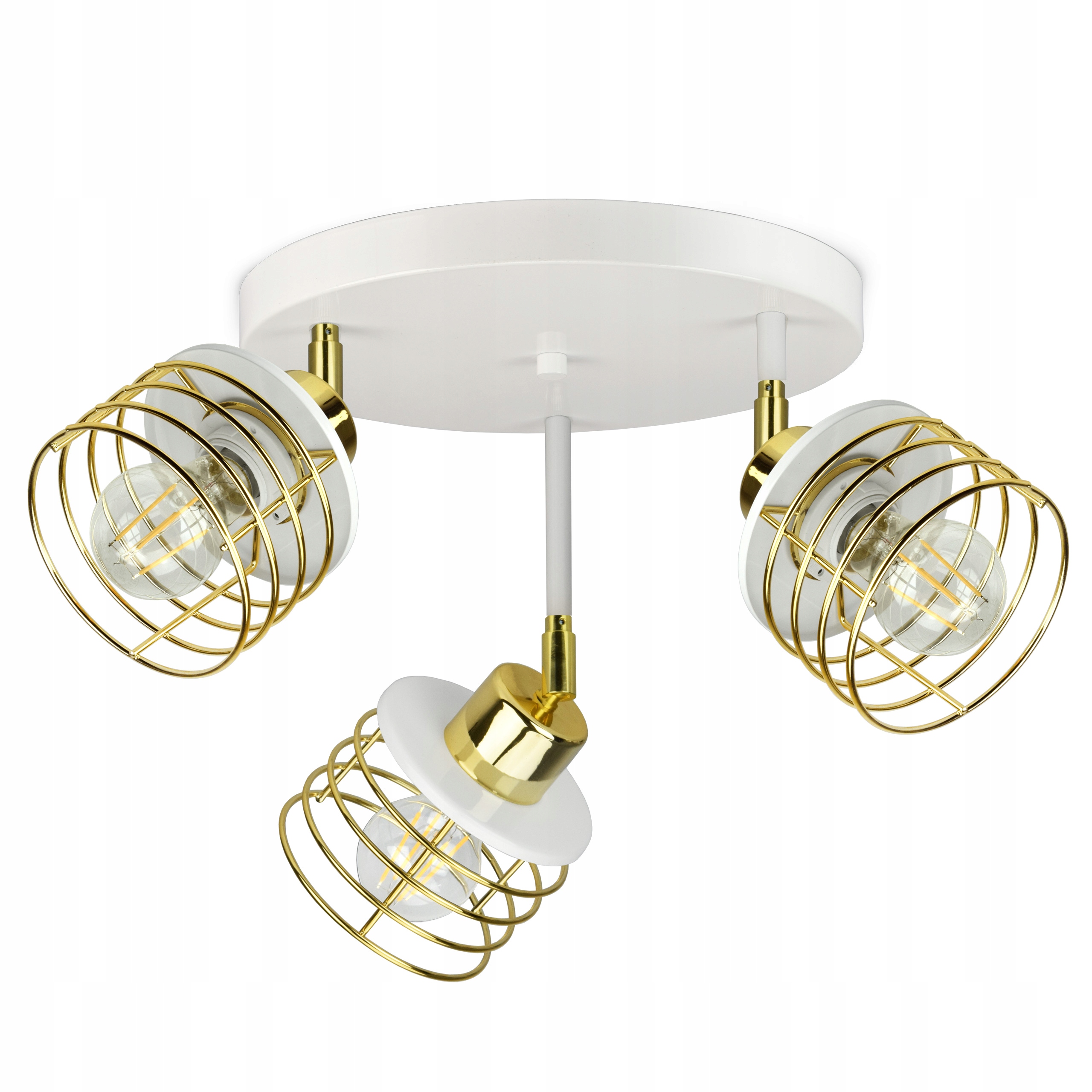 

Lampa Plafon Żyrandol Glamour Złoty Chrom Miedź