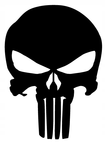 

Naklejka Punisher Czaszka Jdm duża 28 cm wzór 47