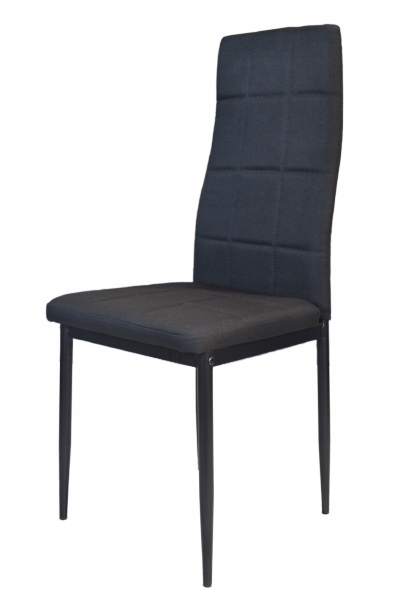 Čalouněná prošívaná židle KW01 obývací pokoj jídelna kuchyně LOFT černá zn. Ekspand