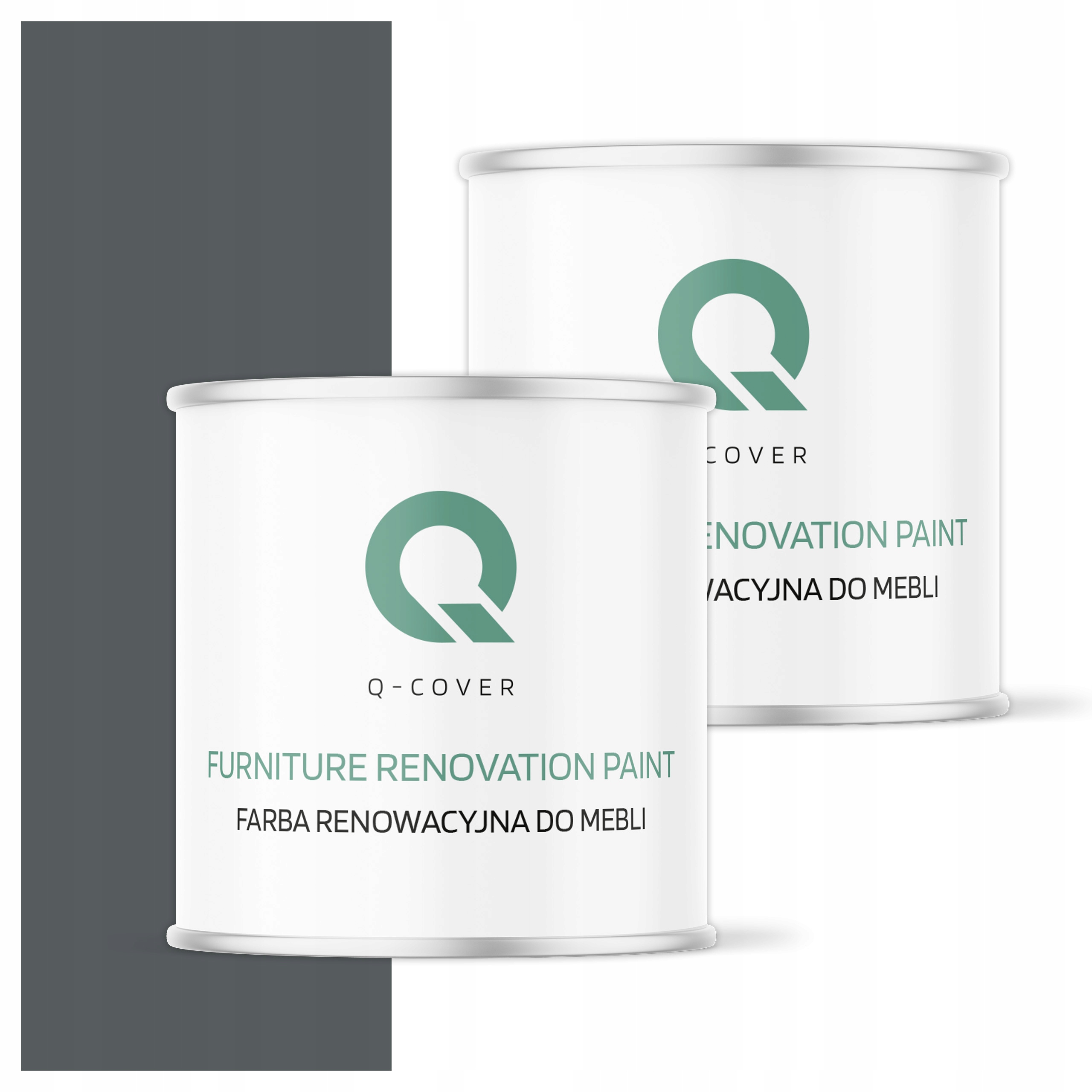 Farba na renováciu nábytku Mdf dreva Ozdobná šedá Bazaltová 7012 Satén 2.5