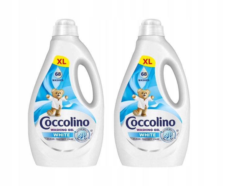 Żel do prania Coccolino White 2 x 2720 ml