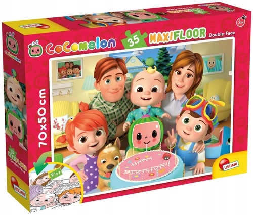

Cocomelon Puzzle podłogowe dwustronne 35 Najlepsi