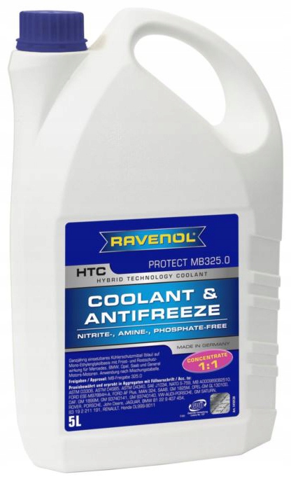 ОХЛАЖДАЮЩАЯ ЖИДКОСТЬ RAVENOL HTC HYBRID 5L