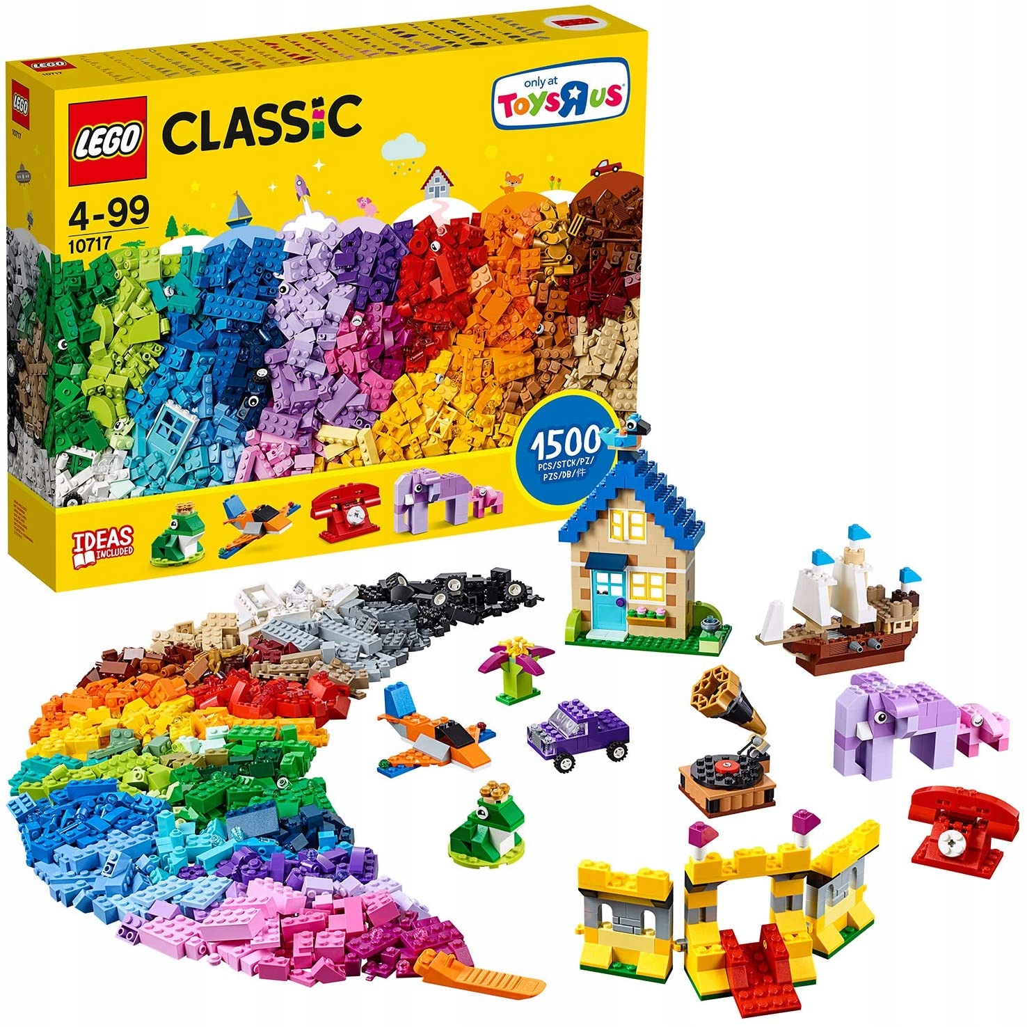 Lego Classic 10717 Stavebnice, stavebnice, stavebnice 1500 ks Nejlepší jako dárek