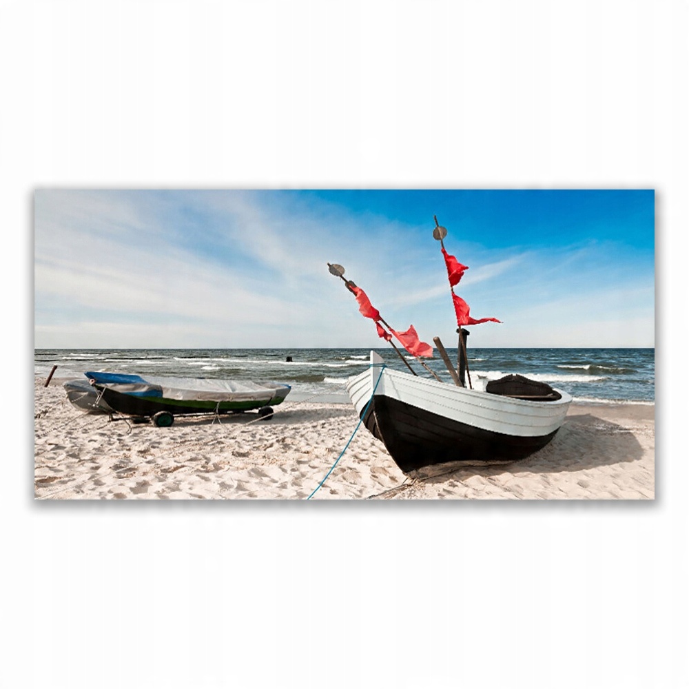 

Fotoobraz na ścianę 140x70 Łódka Plaża Krajobraz