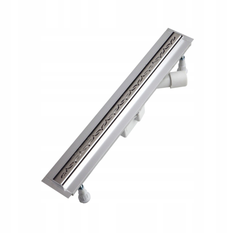 Lineární odtok 90 cm Slight Line s maskovacím krytem Slight-Stamp z nerezová ocel