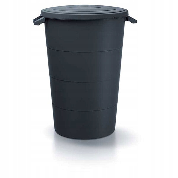 Kosz na odpady SMOOTH 160L - Czarny recykling Stan opakowania oryginalne