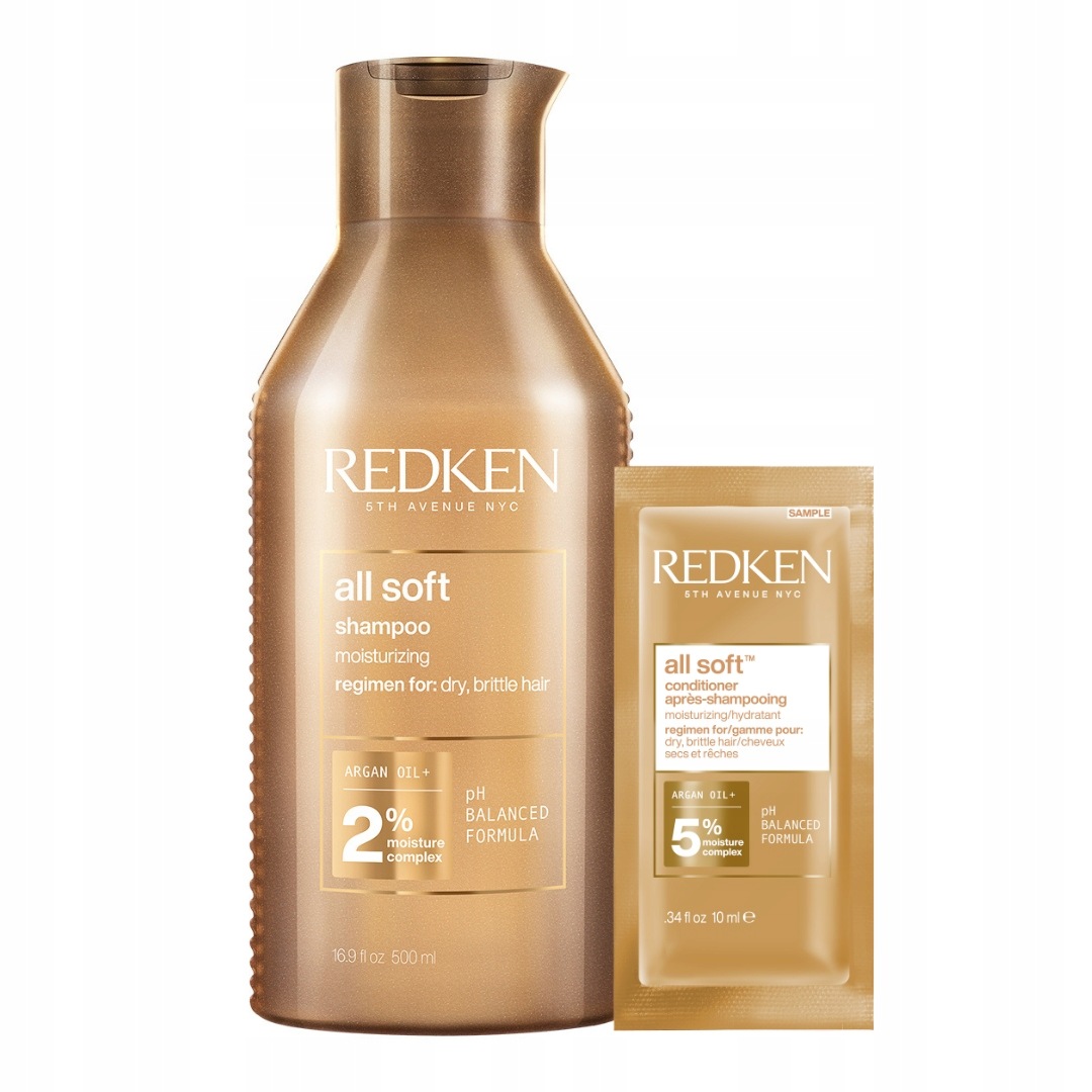 Redken All Soft Nawilżający szampon do włosów suchych i łamliwych 500ml