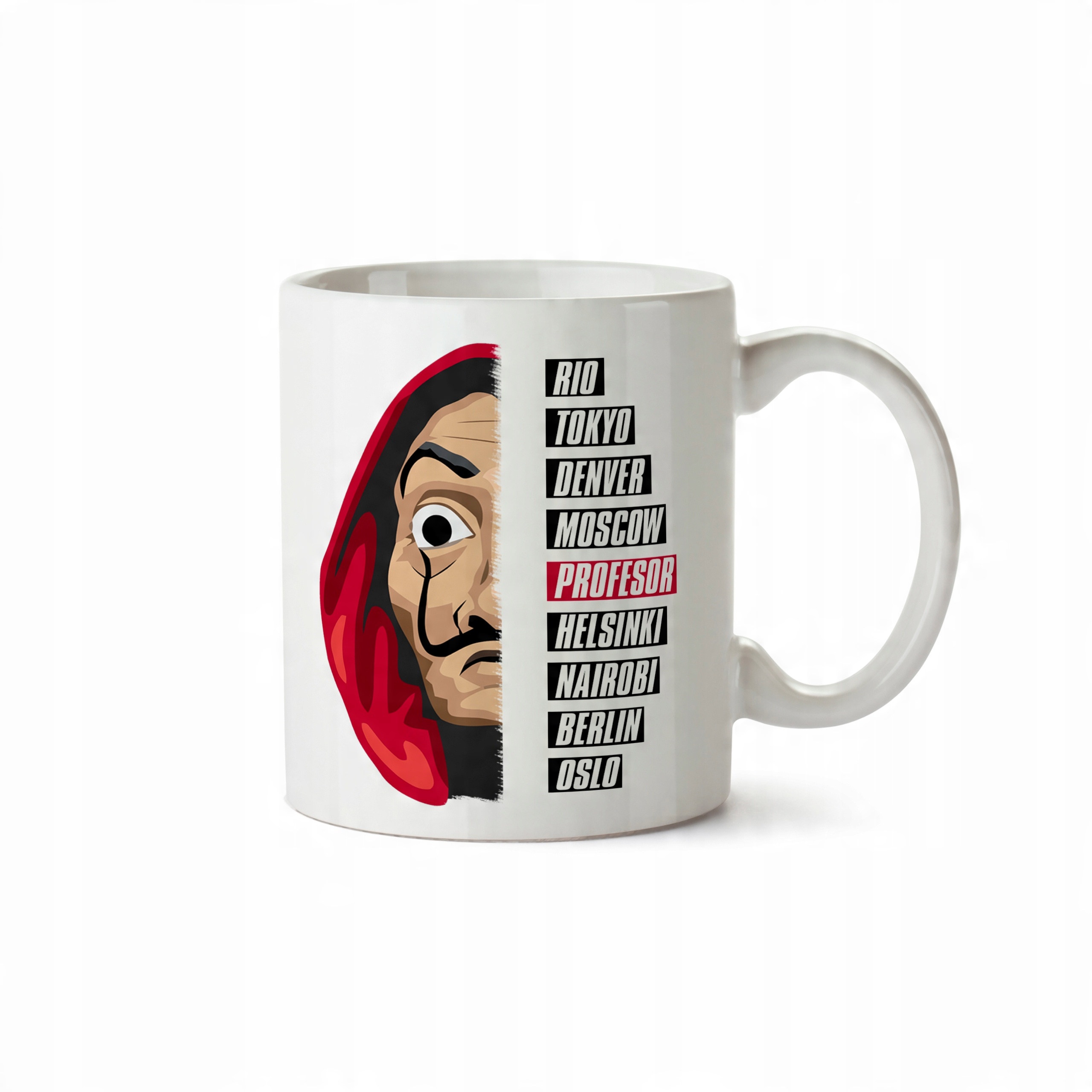 

Kubek Dom Z Papieru La Casa De Papel z imieniem