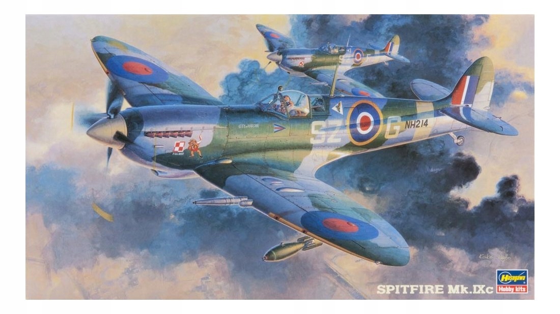 Hasegawa JT79 1/48 Spitfire Mk.IXc (Polish Sq) Polské Malování!