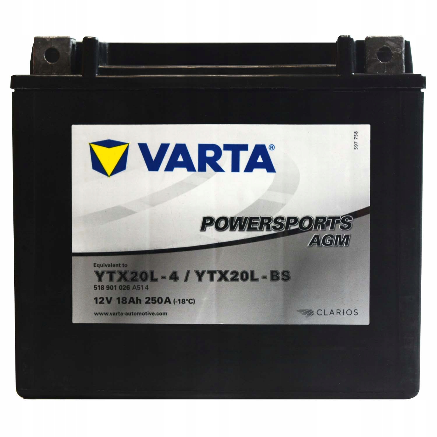 

Varta YTX20L-BS 18Ah P+ Uruchomiony!!!