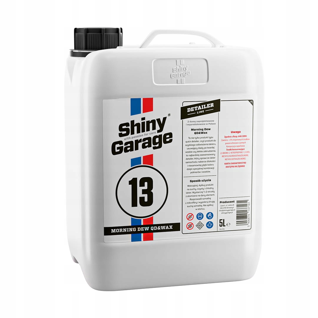 SHINY GARAGE Morning DEW QD & WAX 5L Deteiler