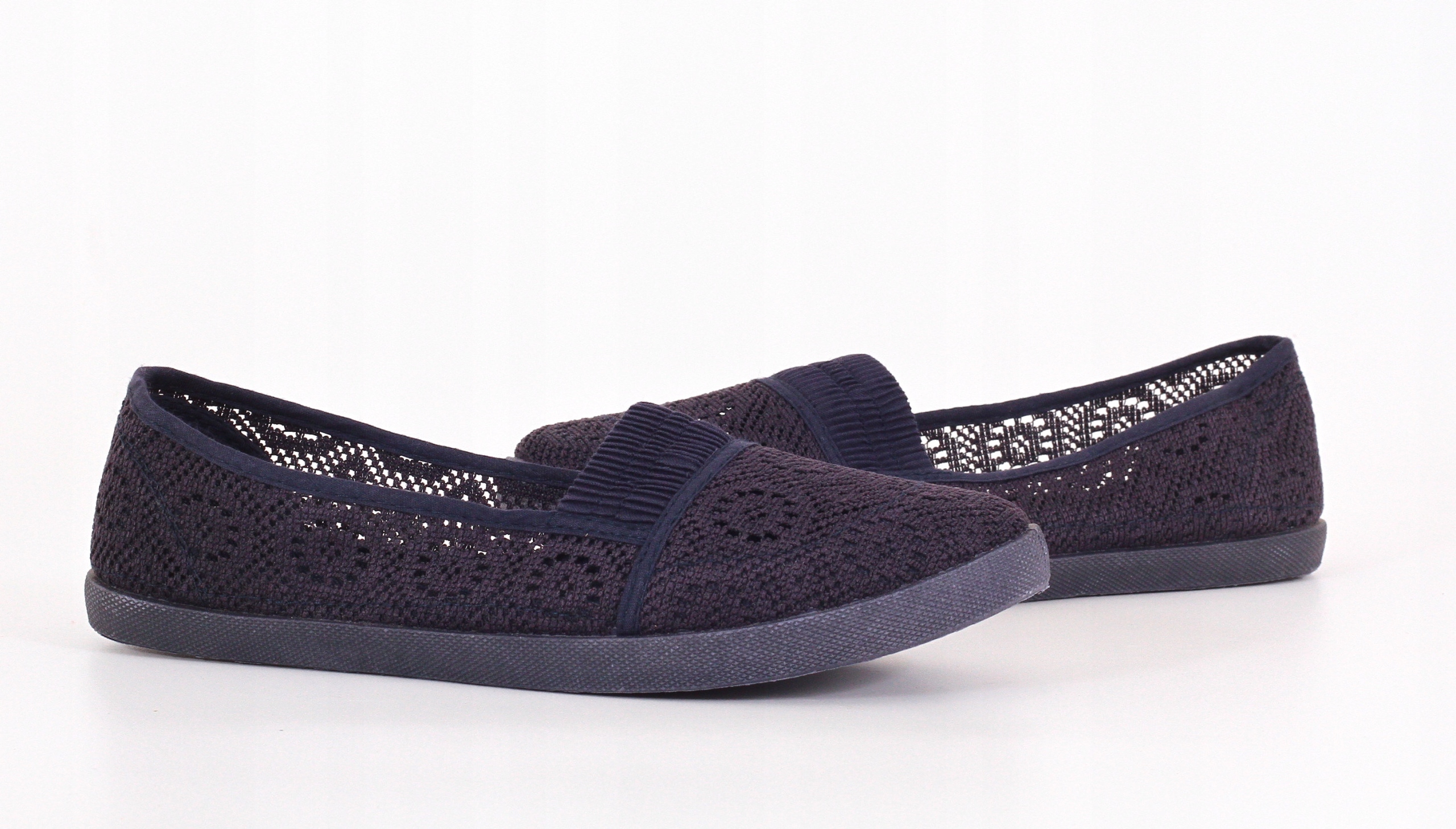 TENISÓWKI PŁASKIE BUTY DAMSKIE KORONKA LEKKIE Rozmiar 36