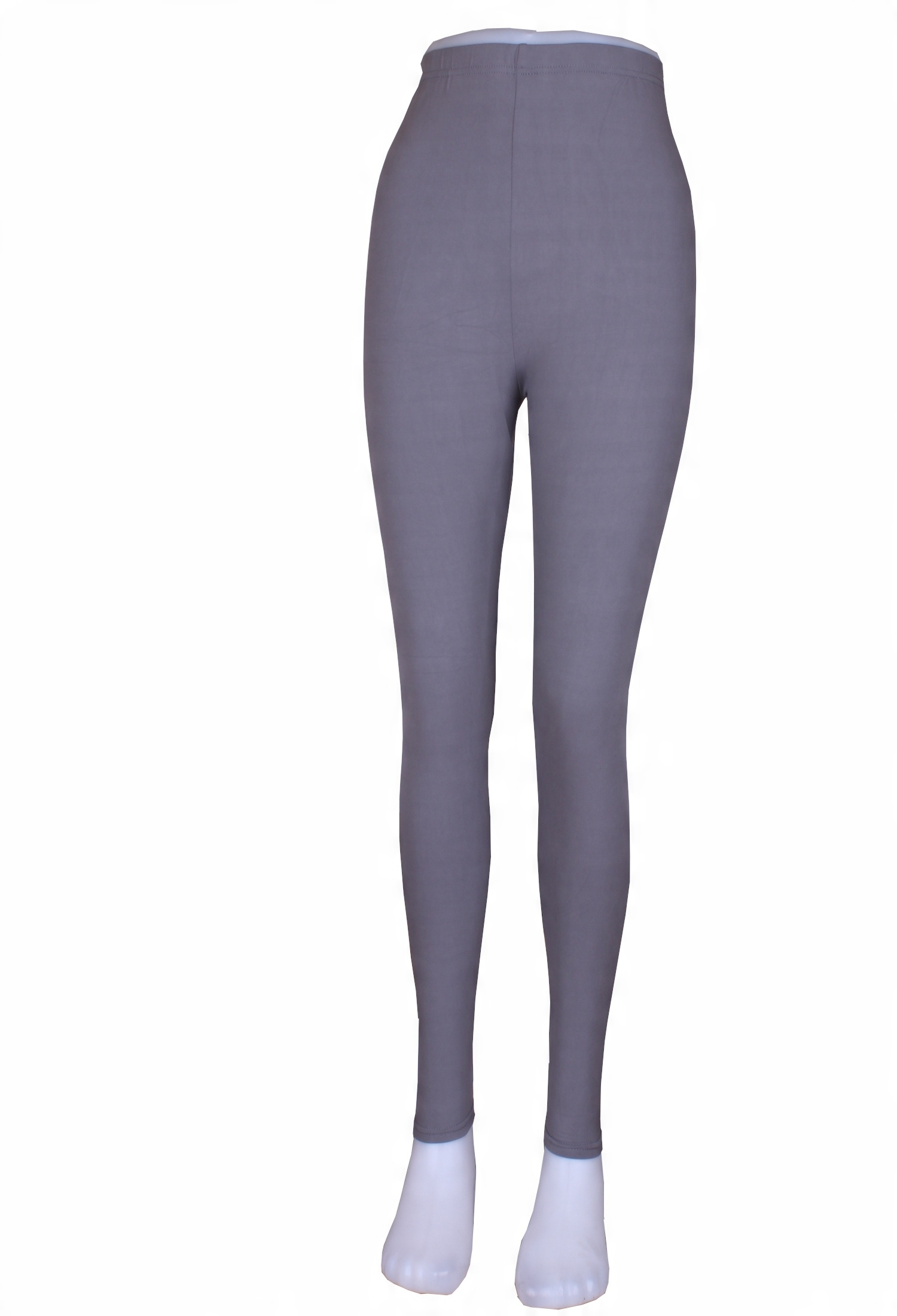 

Gładkie Legginsy Getry Damskie Bambusowe -- 3XL