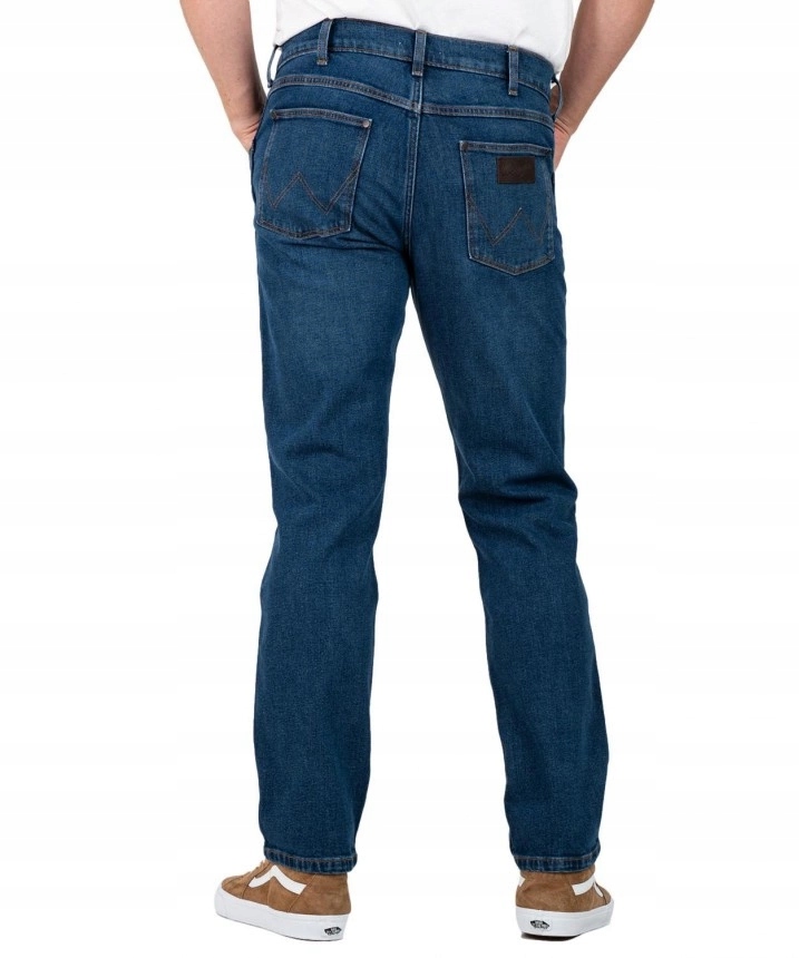 Pánské jednoduché džíny Wrangler Greensboro Louie Louie 112345380 32/36