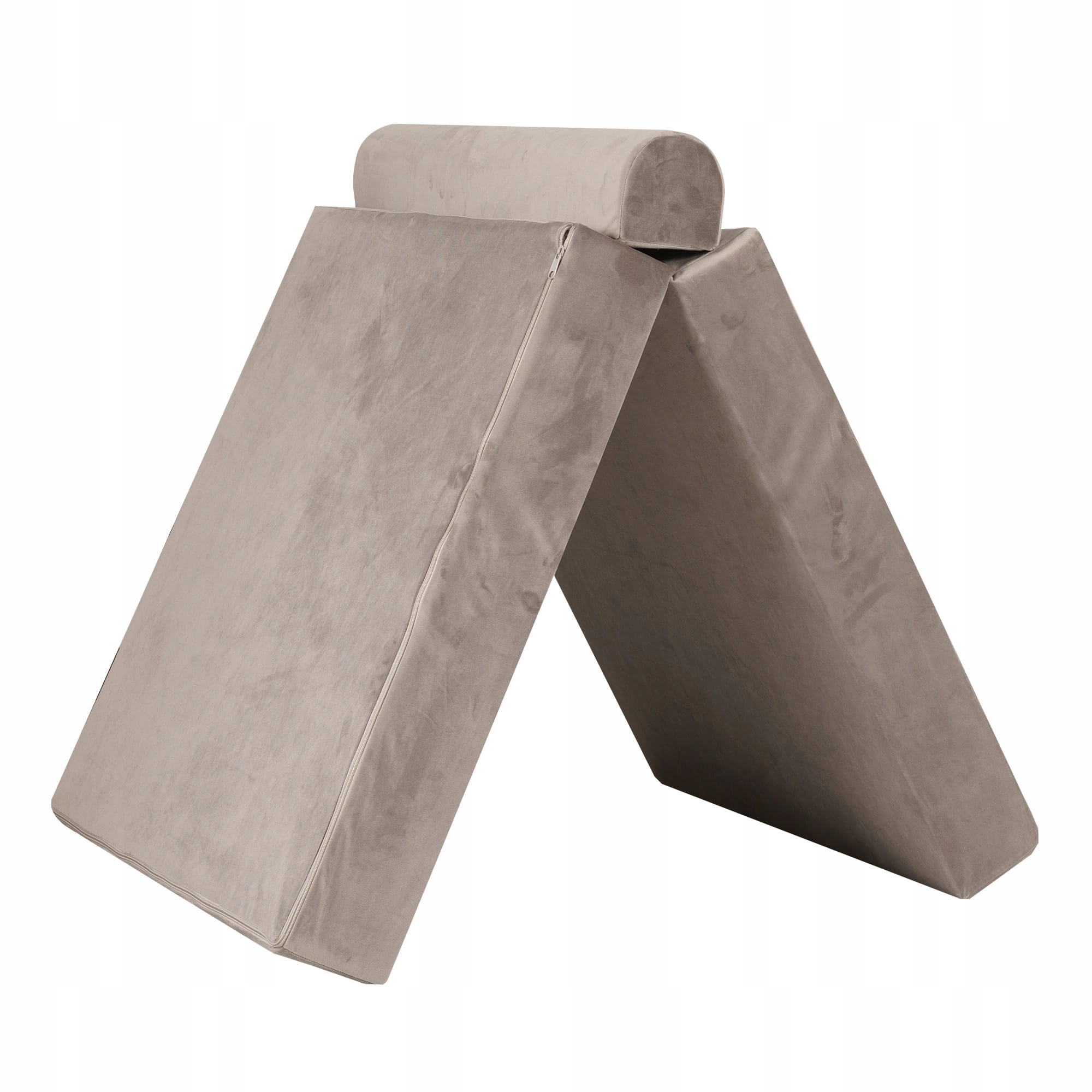 Sofa dziecięca Premium, Welurowa, Szara Płeć chłopcy dziewczynki unisex